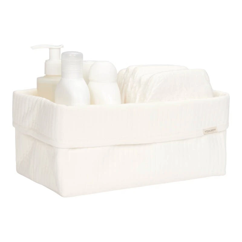 Little Dutch Storage Basket Large Pure Soft White 4 Little Dutch Storage Basket Large Pure Soft White - Image 2