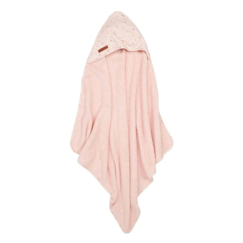 Little Dutch Hooded Towel Little Pink Flowers 100x100 3 Little Dutch Hooded Towel Little Pink Flowers 100x100