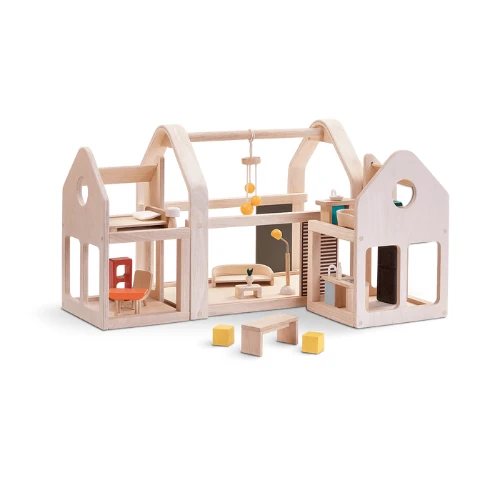 Plan Toys Slide N Go Dollhouse - PT 7611 3 Plan Toys Slide N Go Dollhouse - PT 7611
