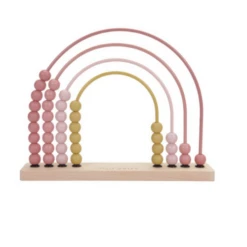 Little Dutch Rainbow Abacus - Pink