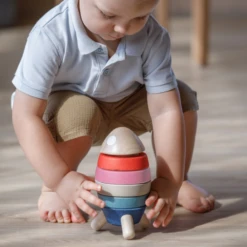 Plan Toys Stacking Rocket - Orchard - PT 5402 -Baby Products Store 32 59232965 13f0 4c65 b777 17c77e00938c