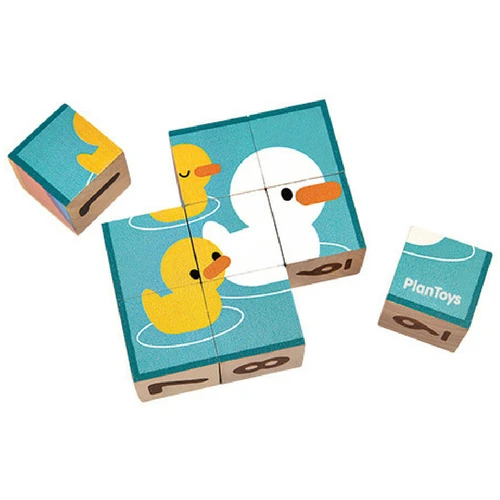 Plan Toys Puzzle Cubes - PT 5430 3 Plan Toys Puzzle Cubes - PT 5430