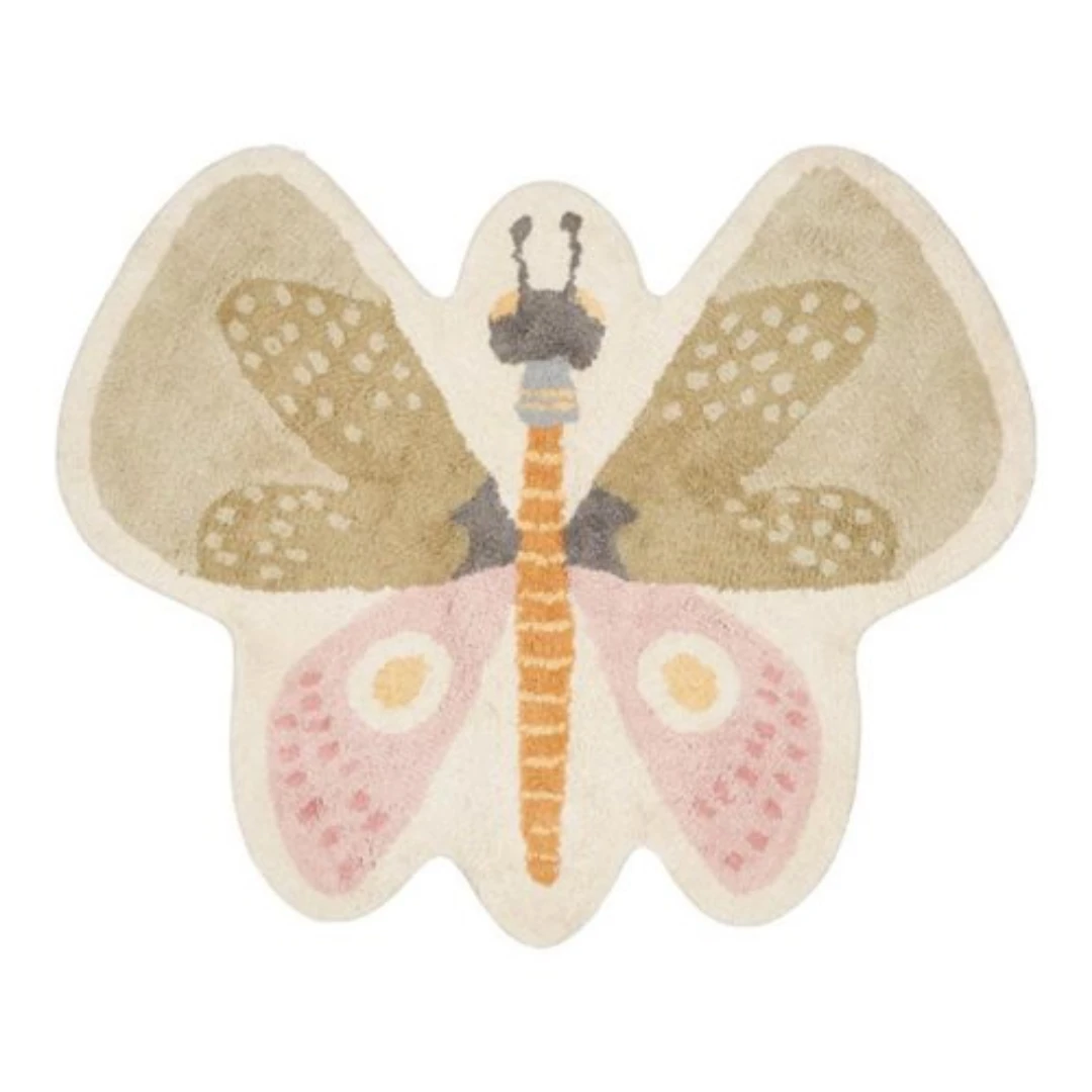 Little Dutch Rug Butterfly - 94x110 Cm 3 Little Dutch Rug Butterfly - 94x110 Cm