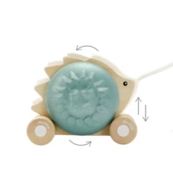 Plan Toys Pull Along Hedgehog Blue -Baby Products Store 5 6ee92cf7 69ef 4e74 bf3b ef946ec547b9