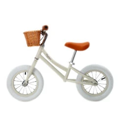 Ivory White Balance Bike With Helmet -Baby Products Store 867003