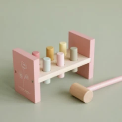 Little Dutch Pounding Bench Wild Flowers Pink -Baby Products Store 8 c55070f6 2595 495f bca9 f45117edac81