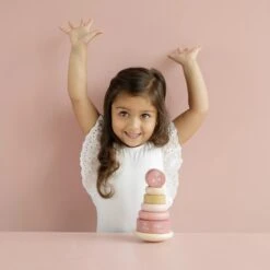 Little Dutch Rocking Ring Stacker Wild Flowers -Baby Products Store LD7012 RockingRingStackerPink 13