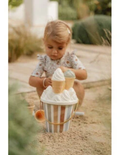 Little Dutch Ice Cream Beach Set Vintage -Baby Products Store little dutch wiaderko z lodami vintage