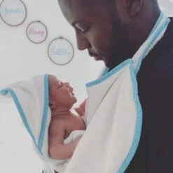 Cuddledry 'Hands-free' Baby Towel Blue Edge -Baby Products Store pic for blue towel on site 1024x1024 2x 95496579 f6d1 4055 9dd5 12e5bac3afb8