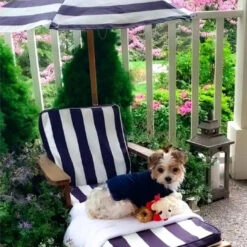 KidKraft Outdoor Chaise With Umbrella - Navy 105 -Baby Products Store take16